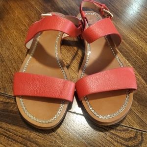 Vince Camuto Coral Rentin Leather Sandals Women's Size 6.5
